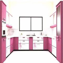 Mirror finish acrylic Modular Kitchen Material Wooden Appearance Modern Door Finishing Acrylic Finish Type Powder - Image 3