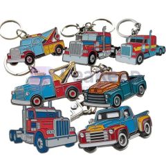 Metal Trucks Logo Designing Keychains Promotional Key Chains Keyrings Key Ring - Image 3