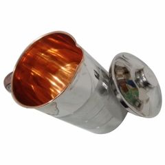 Silver Copper Jug, Capacity: 1.5 L Color Silver No.of Piece 1 Capacity 1.5 L Material Copper Shape Cylindrical Usage/Application - Image 2