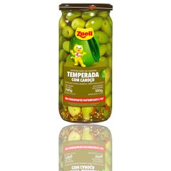 SEASONED GREEN OLIVE WITH SEED 12X17,64oz - Image 3