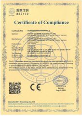 CE-LVD of led tube certificate from Fuzhou Colshine Electric Co., Ltd.