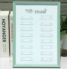 New Design 8 "A4 Nail Display Color Plate Beauty Ciliary Works Plate Nail DIY Photo Frame - Image 4