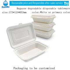Mass Production 450ml Eco Friendly Biodegradable Compostable Disposable Tableware for Fast Food Supermarket - Image 1
