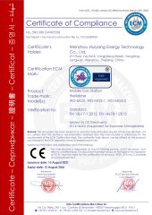 CE certificate for mobile gas station certificate from Wenzhou Huiyang Energy Technology Co., Ltd