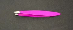 High Quality Stainless Beauty Tweezers Slanted Tips Ms12378 - Image 1
