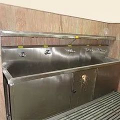 Hand Washing Sinks Material Stainless Steel Scratch Resistance Resistant Corrosion Resistance Resistant Connection Type Water Inlet And - Image 1