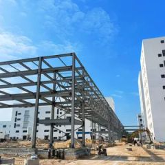 Wide Span Rigid Steel Structure Production Building for Storage - Image 1