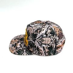 Custom Embroidery Logo Flat Bill Unstructured 5 Panel Cap Cotton Snapback Hats Unstructured Flat Bill Snapback Caps - Image 6
