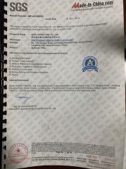 Certification1 certificate of Gu'an HVDAC Filter Co., Ltd. – certificate photo, supplier certificates section