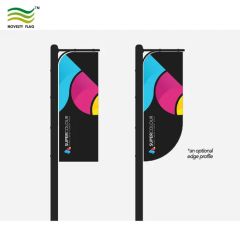 Outdoor Advertising Custom Hanging Banner Roadside Street Flags - Image 4