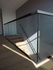 Aluminium Profile Glass Railing System Safety High Design Panel Strength High Thickness 12 mm Durability High Maintenance - Image 1