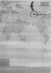 SGS certificate of Xiamen Ditai Chemicals Co., Ltd. – certificate photo, supplier certificates section