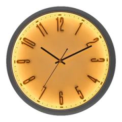 Precise Timing Hot Sale Edge Lighting Glass Surface Decorative Wall Clock - Image 6