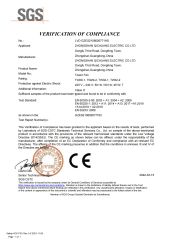 CE Certificate certificate from Zhongshan Qichuang Electric Co., Ltd