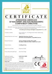 certificate certificate from Shandong Haohang Intelligent Equipment Co., Ltd.