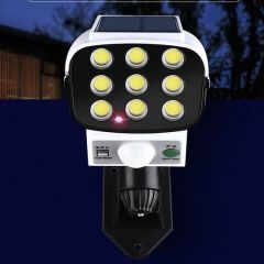 New Simulation Motion Sensor Wall Lamp Solar Surveillance Cameras LED Street Lights - Image 1