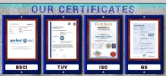 Certificate certificate from QINGDAO BESTO METAL PRODUCTS CO., LTD.