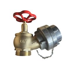 Angle Valve 2 Inch 2 5 Inch 1 5inch Pn16 Bsp Forged Brass Landing Fire Hose Hydrant - Safety Plus Industrial Co., Ltd.