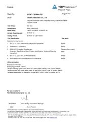 TUV certificate from Hebei Yimei Bike Co., Ltd.