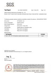 FDA SGS TEST REPORT certificate from Green Woods Paper & Stationery Co., Ltd.