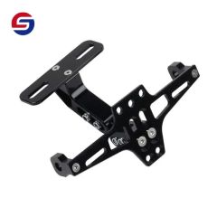 Motorcycle Msx Adjustable License Plate Frame Bws Large Displacement Modified Electric Motorcycle Aluminum Alloy Aircraft License Frame - Image 1