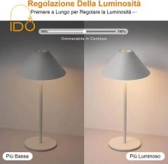 Indoor Outdoor Portable Atmosphere Book Light Dimmable LED Table Lamps - Image 2