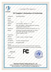 FCC for G4 certificate of Lutou Technology (Shenzhen) Co., Ltd. – certificate photo, supplier certificates section