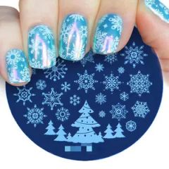 Colorful Embossed Designs Chemical Etching Stamping Nail Plates - Image 6