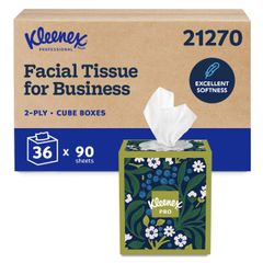 Convenient Kleenex Facial Tissues 2-Ply Box Featuring Two Ply Construction For Everyday Facial Care And Quick Cleanups - Image 2