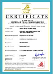 CE certificate from Suntech Machinery (Xinxiang) Co., Ltd