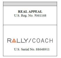 REAL APPEAL certificate from Shanghai Ritmark Sports Co., Ltd.