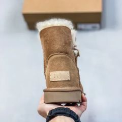 Ultra Mini Winter Warm Snow Boots with Fur Lining, MID-Calf Boots - Image 4