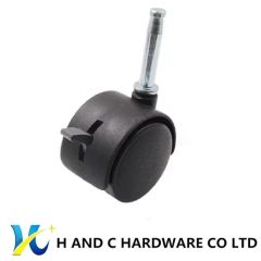 Wheel Caster Nylon Cupboard Caster Furniture Castor with Pin Trademark H&C Condition New HS Code 830242 Model NO. C-Pin Fitting with - Image 4
