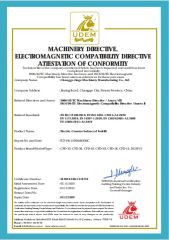 Certificate certificate from Xuchang Kaiyu Machinery Co., Ltd.
