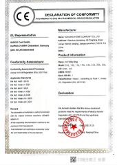DOC certificate from Nanjing Ihome Comfort Co., Ltd.