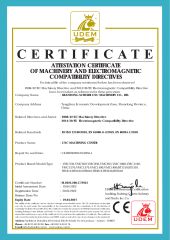 cnc machining center CE certificate of Shandong Schuler CNC Machinery Co., Ltd. – certificate photo, supplier certificates section