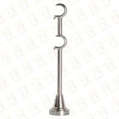 Doule Curtain Rod Wall Brackets, Curtain Pole Brackets Origin Ningbo Color Customized Trademark LongYu Type Curtain Rod Rod Diameter - Image 1