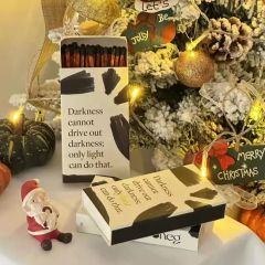 Christmas Customized Logo Gift Matches Personalized Decorative Candle Matches Box - Image 2