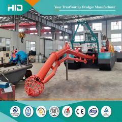 HID Brand Logistic Cargo Shipping Pontoon Customized Size Barges with Loading Crane - Image 6