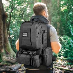 90L Waterproof Tactical Backpack NBF0222 Unisex Multifunctional 1Y MOQ300 55x52x50cm - Shuyang Nobelfull Import and Export Co., Ltd.
