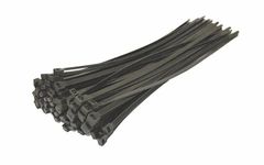 Black Plastic Cable Ties Color Black Packaging Type Box I Deal In New Only Country of Origin Made in - Image 1