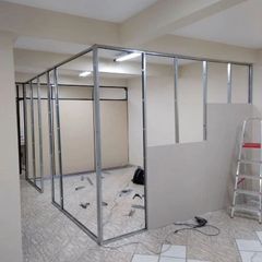 Partition & Dry Wall Installation Services Size 8x4 Use House Built Type Modular Usage/Application partition Material cement fiber - Image 1