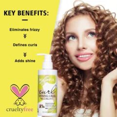 Private Label Frizz Control Products Curl Defining Cream MOQ 1000PCS Use for Daily Model NO. 2057 Trademark YOUTHFUL Specification - Image 5