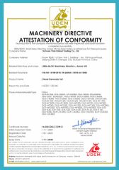 CE certificate from Sichuan Yida Global Trading Co., Ltd
