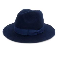 Lady Wide Brim Wool Fedora Cap Gentleman Felt Fedora Hats Origin China Style Checked Gender Unisex Brim With Brim Crown With Crown - Image 5