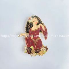 Custom Gold Plating Hard Enamel Lapel Pin Size 3.5" Color Silver Material Alloy Trademark None Thickness 2.0mm Specification SGS - Image 3