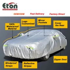 Sedan Car Cover Origin China Trademark Eton PCS/CTN 5-8PCS Logo Customized HS Code 6307900090 Model NO. 20231104008 Certification CE, - Image 2