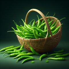 Green Chili, G-4 Chili, Indian Chili, Fresh Chili, Gauri Chili, Egal Chili Teja Chili - Image 3