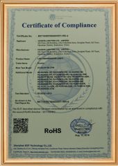 RoHS-LED Underwater light certificate from Shenzhen Huaxia Lighting Co., Limited