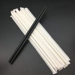 Bar Accessories Eco Paper Straw with White Paper Wrapped Packaging - Image 1